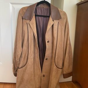 Leather and Suede Vintage Western jacket - Women’s oversized fit